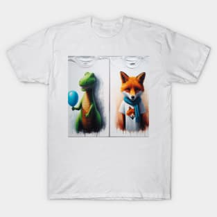 Dino and his Friend . T-Shirt